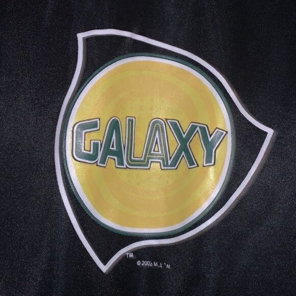 Los Angeles Galaxy MLS 2003 Black Short Sleeve Shirt XL - Picture 5 of 10